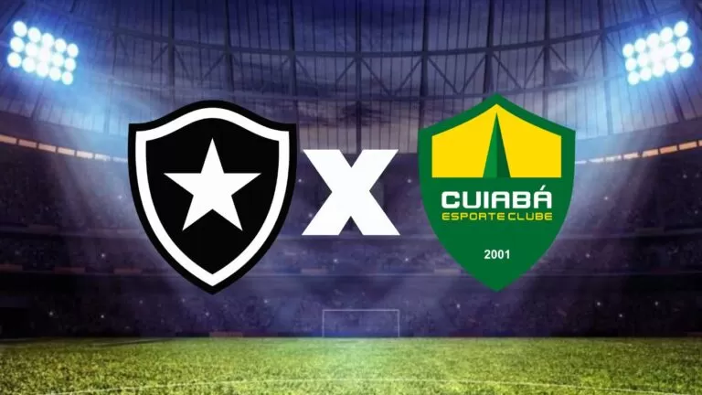 arte botafogo x cuiabá 33ª rodada do Campeonato Brasleiro.